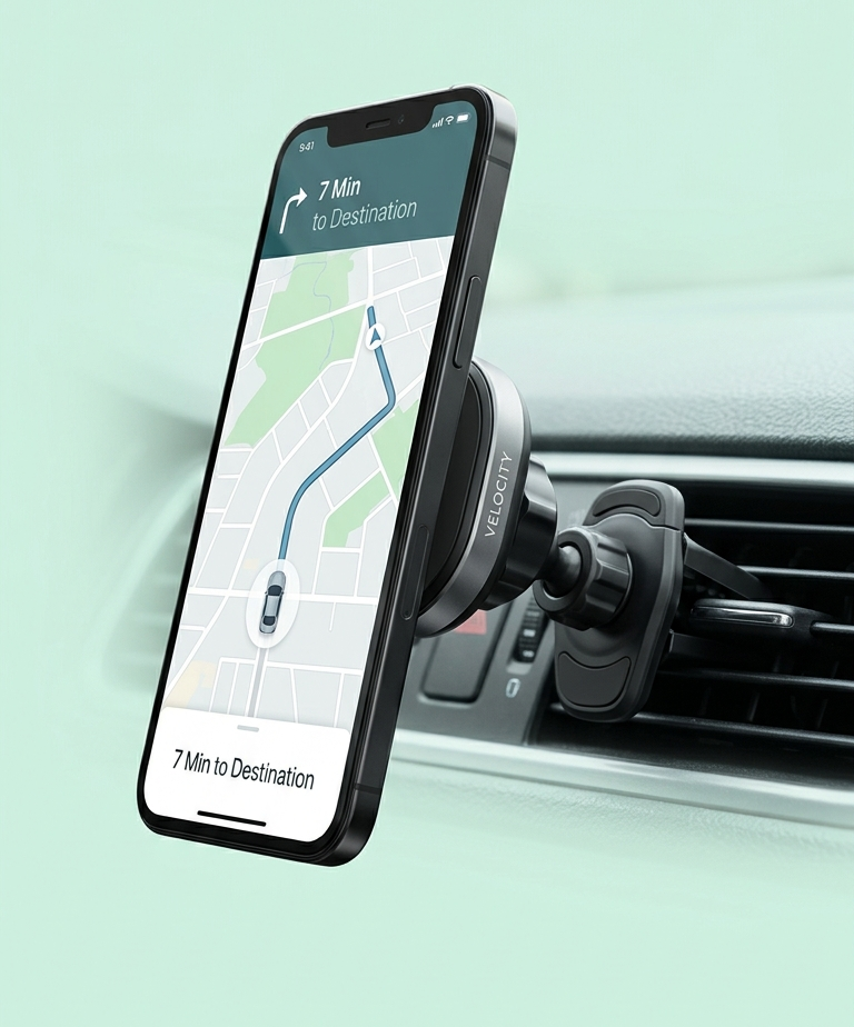 360° Universal Car Phone Holder – Dashboard & Windshield Mobile Mount for All Smartphones