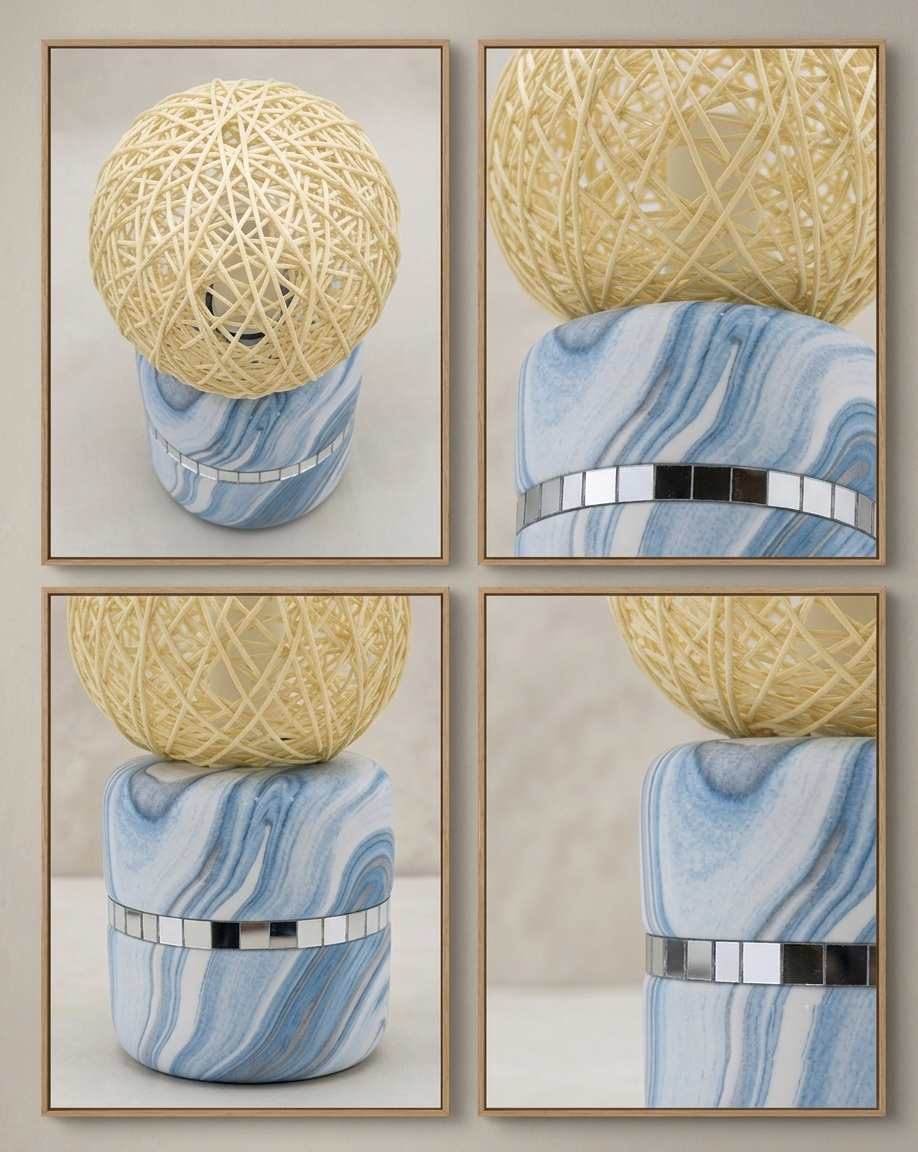 3D Moon Lamp β LED Night Light with Wooden Base | Warm White Decorative Bedside Lamp
