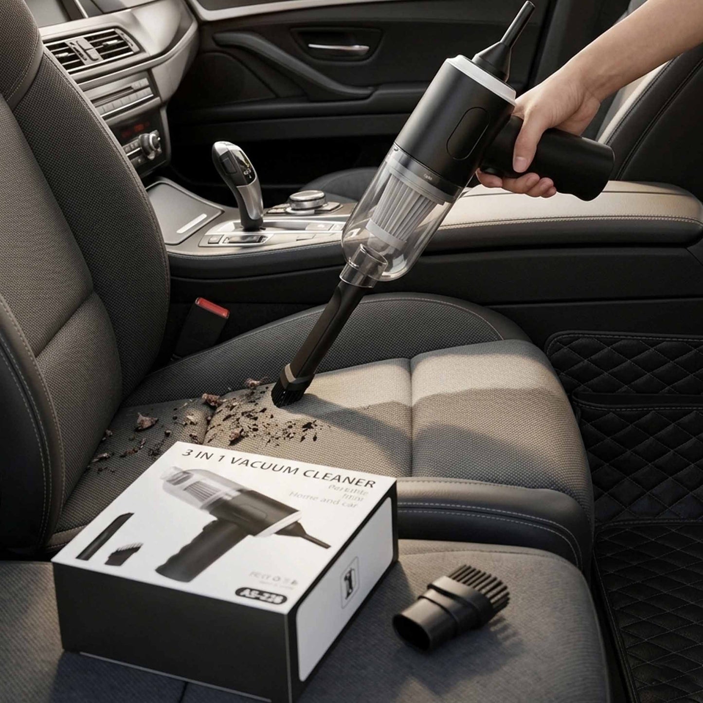 3-in-1 Portable Mini Vacuum Cleaner & Air Duster | Home & Car